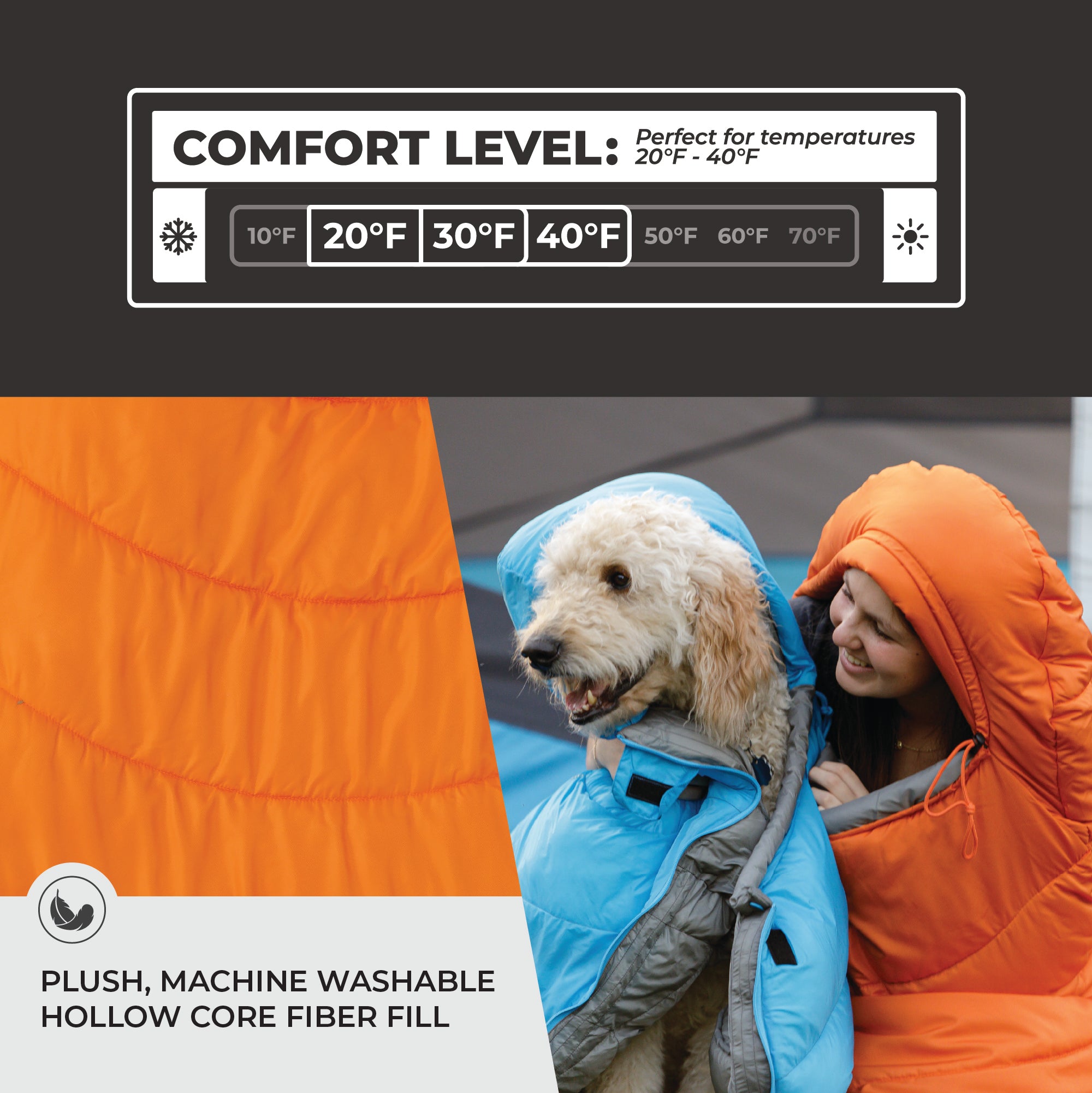 20 Degree Hybrid Sleeping Bag - Image 2