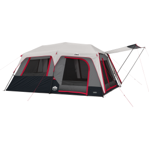 10 Person Lighted Instant Cabin Tent with Awning
