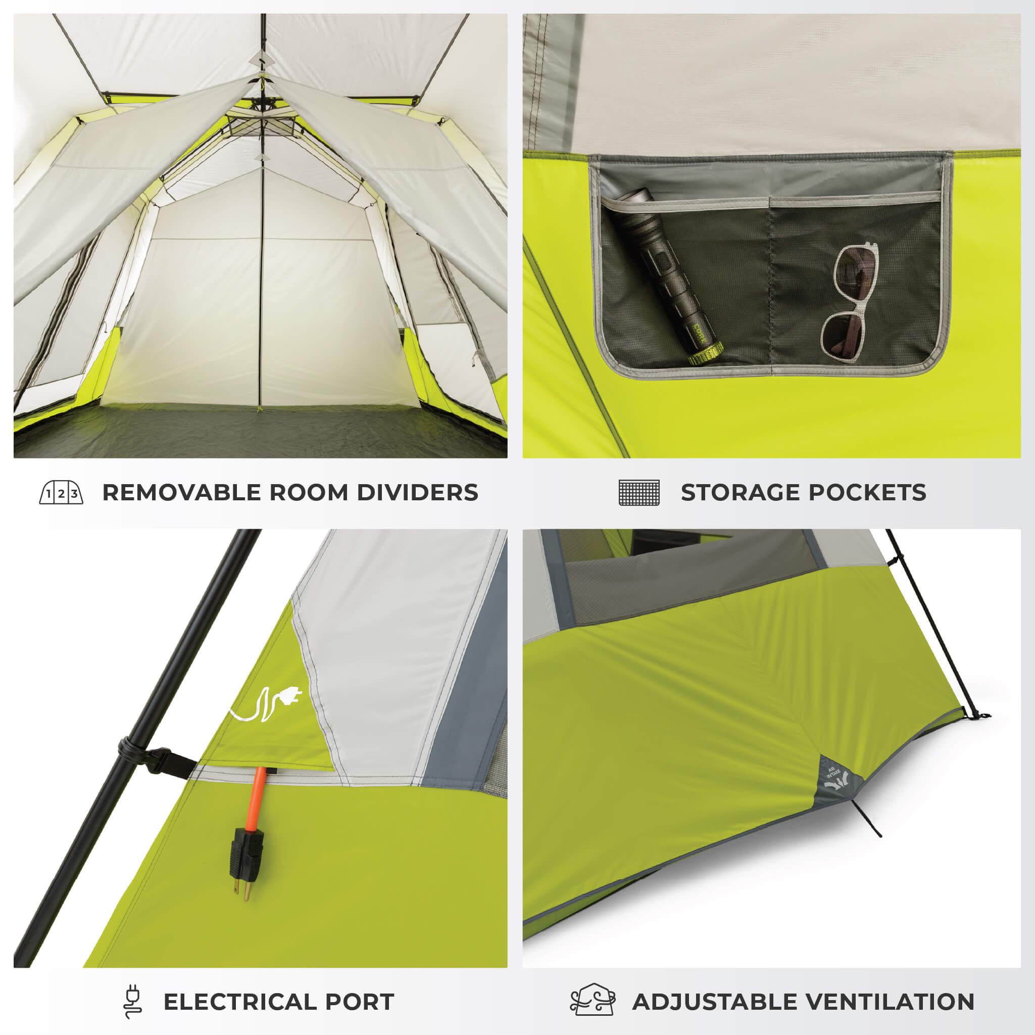 12 Person Instant Cabin Tent - Image 5