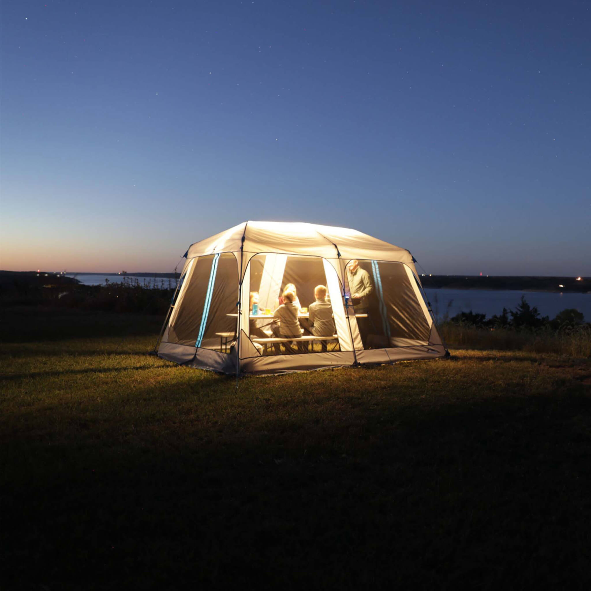 12' x 10' Lighted Instant Screen House - Image 2