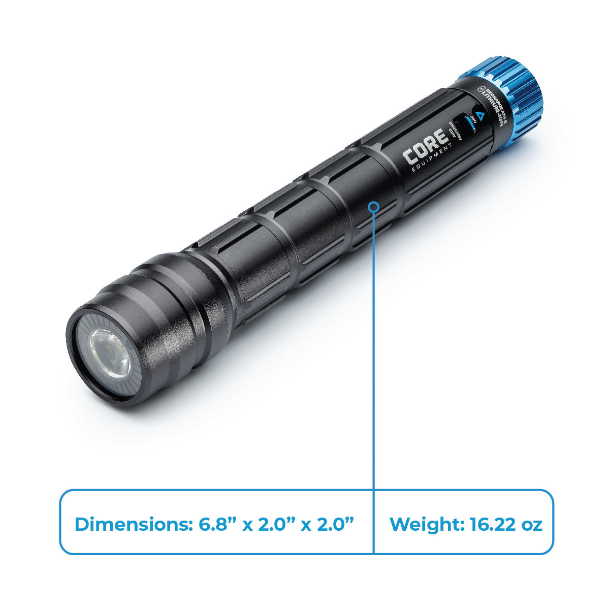 1500 Lumen Rechargeable Flashlight with Auto-Brightness - Image 7