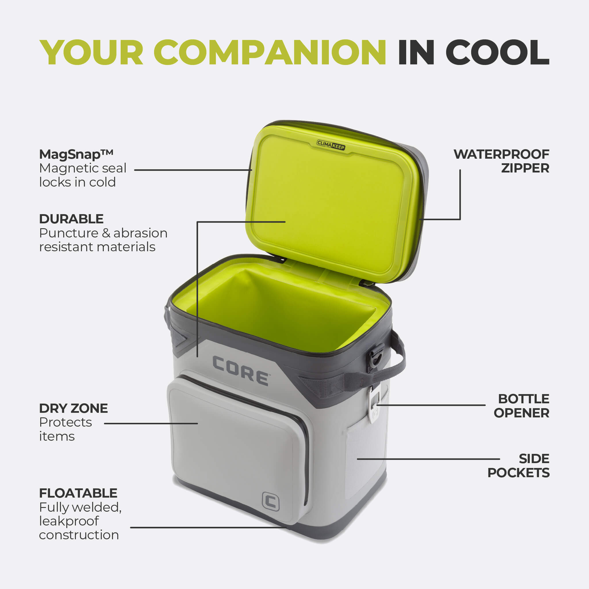 CLIMAKEEP 36 Can Magnetic Soft Cooler - Image 24