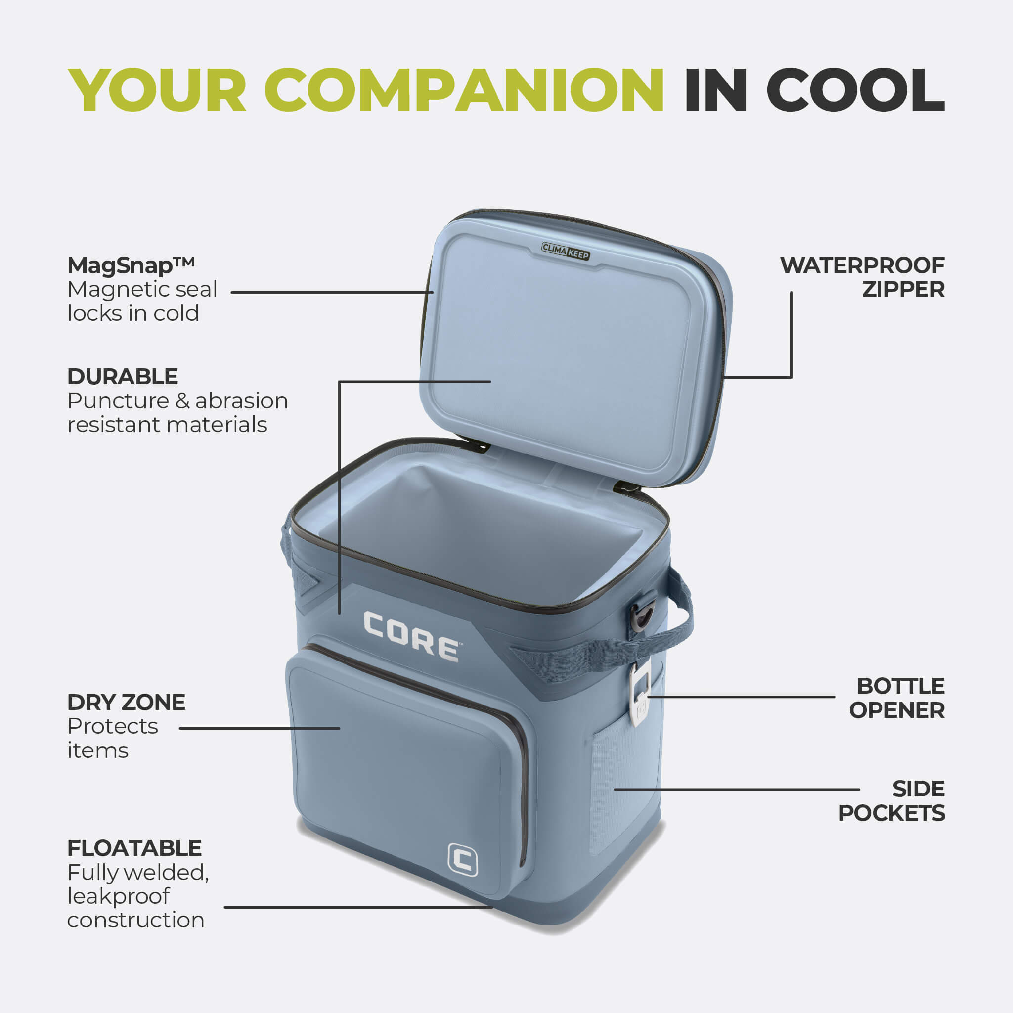 CLIMAKEEP 36 Can Magnetic Soft Cooler - Image 25