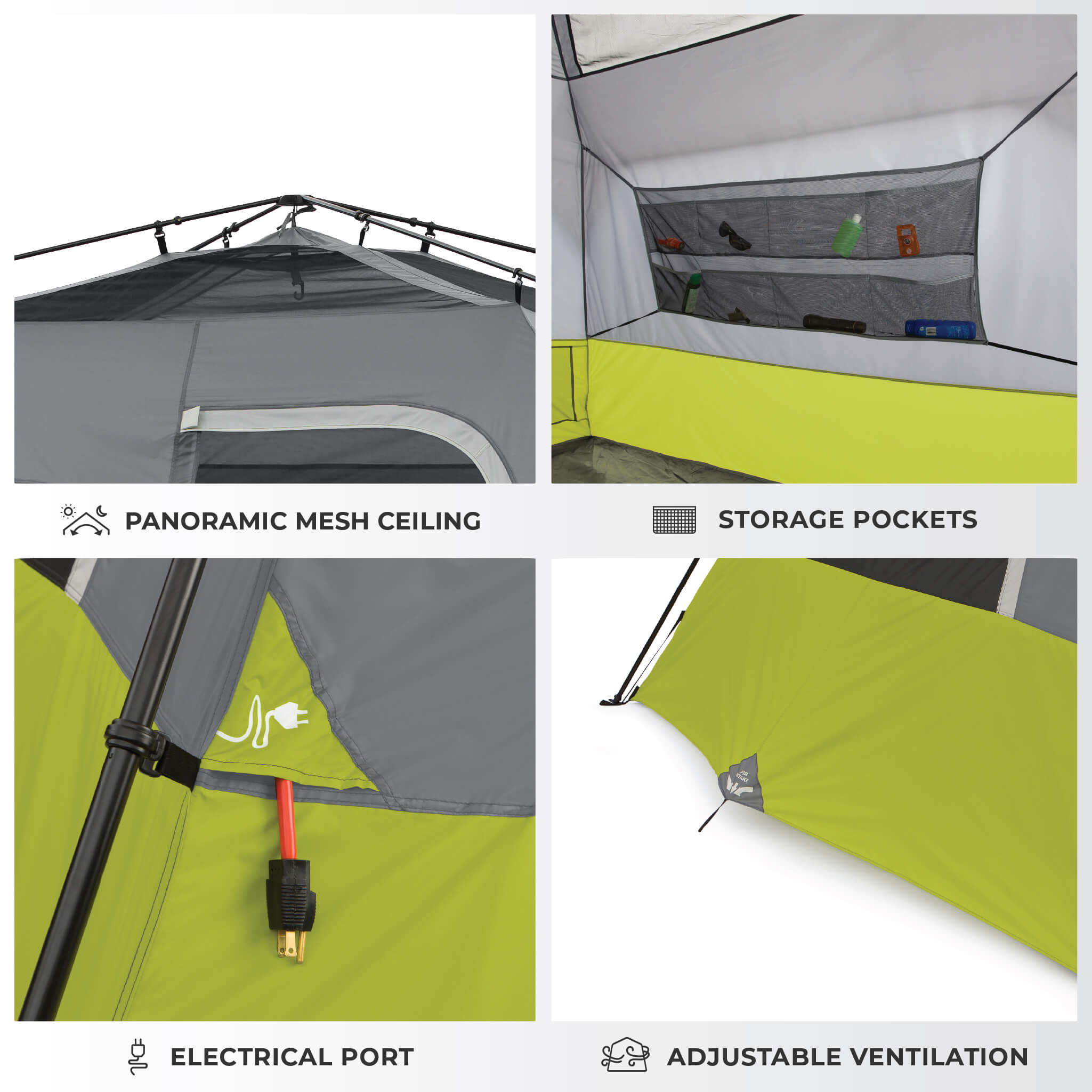 6 Person Instant Cabin Tent - Image 7