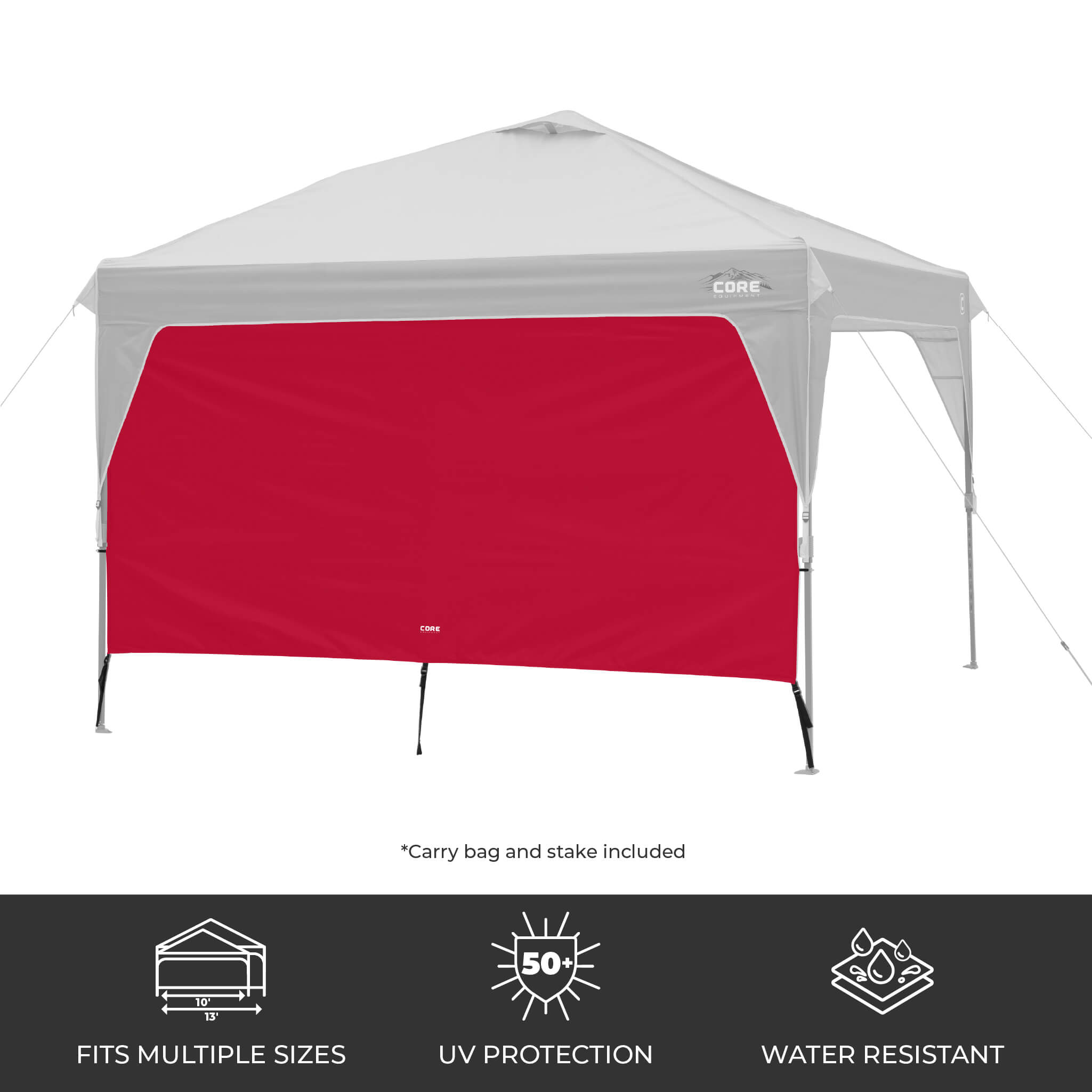 10' x 10' & 13' x 13' Canopy Sun Wall - Image 17